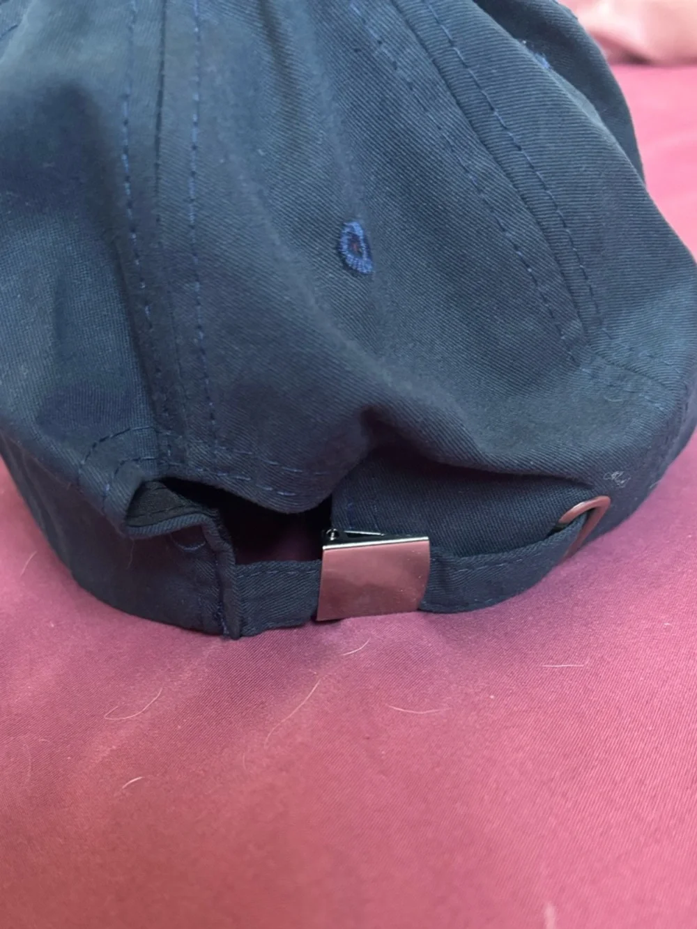 SHEIN Navy Baseball Cap with White NYC Embroidery - Picture 3 of 3